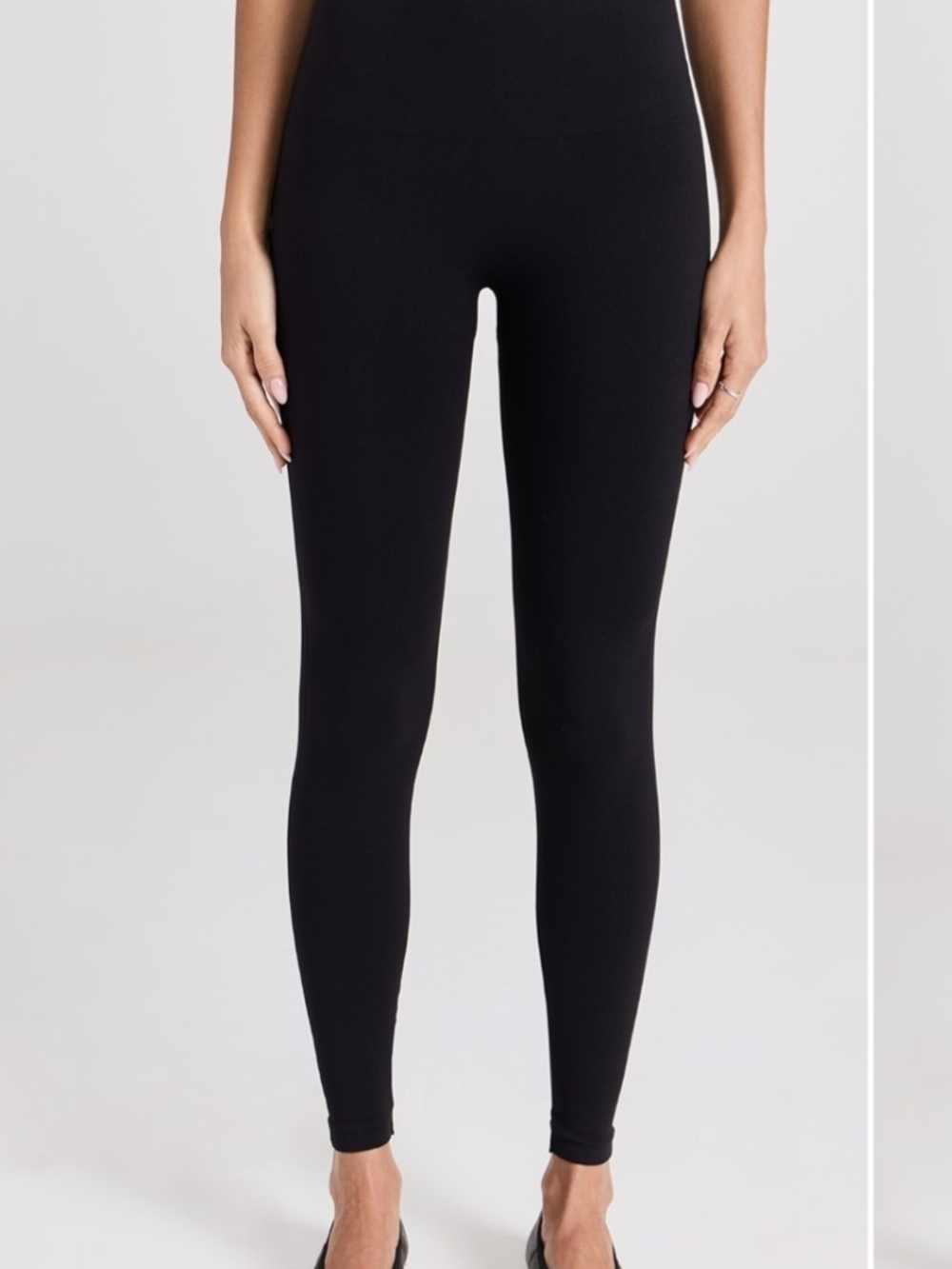 SPANX Black High-Waist Sculpting Leggings